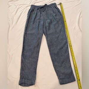 Old Navy X-Small Blue Linen Pants